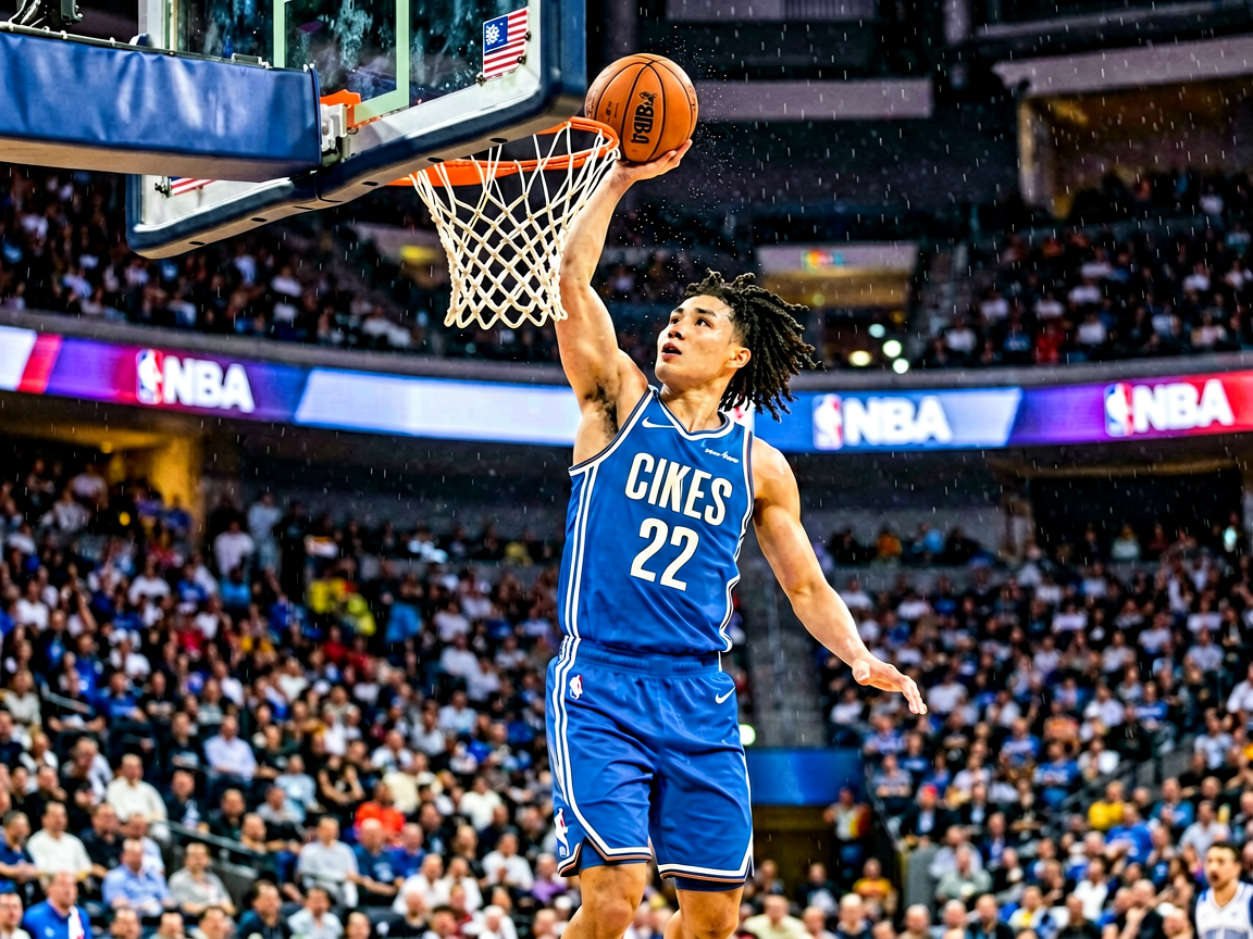 篮球比赛NBA赛事精彩扣篮瞬间